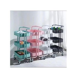 3-Tier Rolling Utility Cart