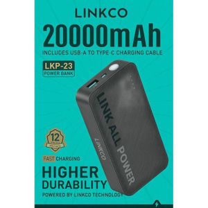 LINKCO 20000mAh  Fast Charging Power Bank with Torch LKP-23