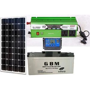Miratec HOME SOLAR LIGHTING SYSTEM FOR TV, LAPTOP AND LIGHTS- 3000W