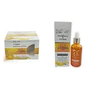 Half Cast Half-Cast Vitamin C Facial Cream & Vitamin C Pro-Lightening Face Serum