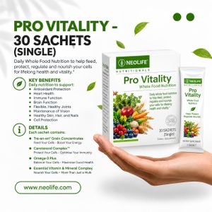 Vita NeoLife Pro Vitality+ – 30 Sachets, Whole Food Nutrition, Vitamins, Minerals, Omega-3 & Antioxidants
