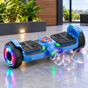Classic Smart Balance Hoverboard with Bluetooth, LED Lights & Bubble Maker