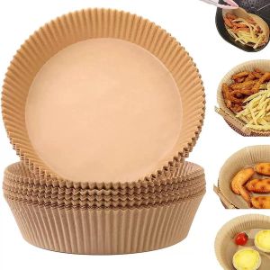 Air Fryer Disposable Paper Liners, Round-  100 pieces 