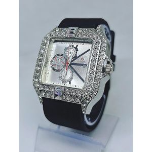 Black Silicon wristwatch  for Men