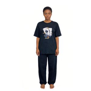 Streetwear Poker Dice Black Cotton T-Shirt 2959839 S