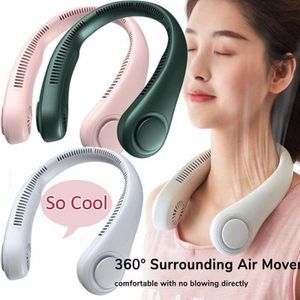 Rechargeable Neck Fan – Portable Bladeless USB Hands-Free 360° Cooling Fan With 3 Speed Levels