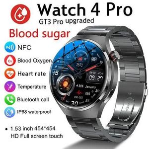 AMOLED HD Screen Smart Watch, GPS NFC Heart Rate Blood Sugar Smartwatch