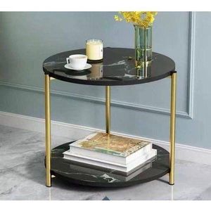 Nordic Style Faux Wood Marble Side Stool
