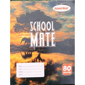 80 Leaves Exercise Book - Big Notes 1 dozen - 12 Pieces 