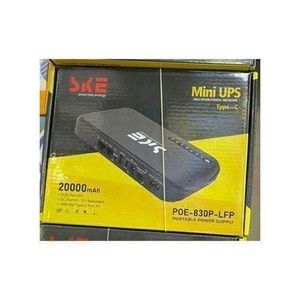 SKE POE-830P Mini DC UPS POE Router Power Bank 20000mAh For WIFI Router & CCTV