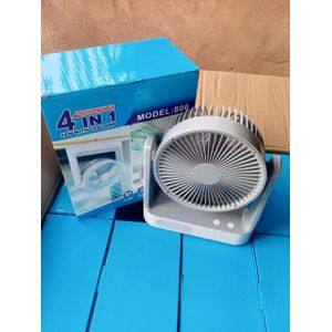  6 INCHES FAN WITH LED LIGHT (MODEL 806) - WITH LITHIUM BATTERY