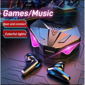 Wireless Gaming Earbuds with Low Latency – Hi-Fi Stereo Bluetooth Headphones, 24H Battery Life, Noise Cancelling, and LED Power Display for Gaming & Music