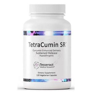 Tesseract Medical Research Tetracumin SR, Curcumin 700mg, Musculoskeletal Supplement, 120Capsules