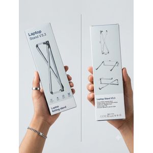 Laptop Buddy Stainless Steel Foldable Laptop Stand