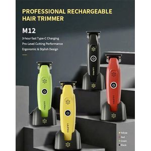 Lilipro M12 Barber Go Pro 7,500RPM Professional zero Gap T-Blade trimmer