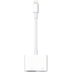 Lightning to HDMI Adapter for iPhone, Apple MFi Certified Digital AV Dongle, 1080P Sync Screen Cable with Lightning Charging Port for iPhone, iPad to TV, Projector,Monitor No Need Power Supply 