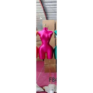 Foreign Fully Pinnable Female Dress -Pink/Fuchsia 