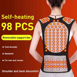 Tourmaline Self-heating Magnetic Therapy Waist Back Shoulder Posture  Corrector Spine Lumbar Brace Back Support Belt Pain Relief 