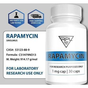Rpl RAPAMYCIN Research Compound 1mg 60 Capsules