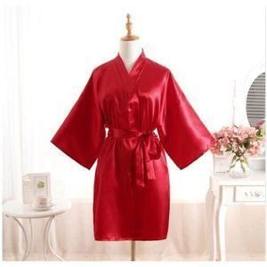 SATIN NIGHT ROBE