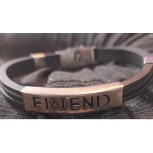 Charm LATEX SILICONE RUBBER WRIST BAND WITH STAINLESS STEEL 