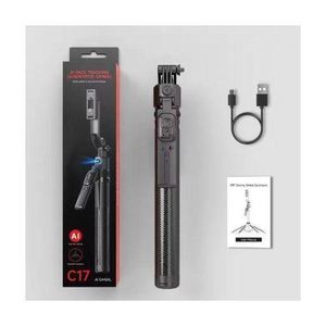 C17 Ai Face Tracking Selfie Stick Quadrapod