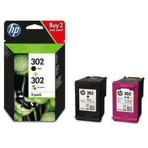Hp  302 Combo 2 Pack Black And Tri-colour Inkjet Cartridges