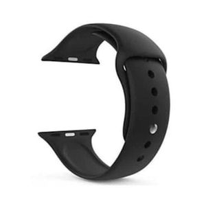 Replacement Silicone Strap For Iwatch - Black - 42-44mm