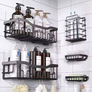5in1 Quality Corner Shower Caddy Bathroom Kitchen Rack