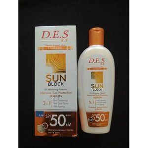 D.E.S 5.5 Extreme Skin Intense Sun Block Lotion