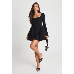 Structured Corset Skater Dress
