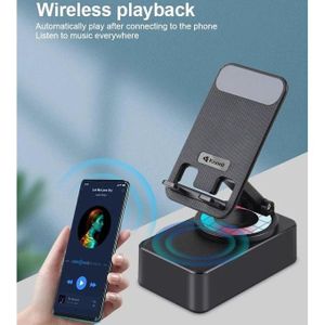 Kisonli M-2 Power Bank Bluetooth Speaker & Phone Holder.