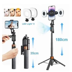 Q13 Ai 360 auto tracking selfie stick tripod stand  with light Gimbal stabilizer 