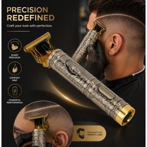 BARBERS Cordless PROFESSIONAL HAIR CLIPPER FOR MEN Trimmer Rechargeable Men Clipper Machine - For Precision Trimming and Grooming Low Noise Accurate Trimming USB Rechargeable Electric Hair Clipper Washable Cutter for Men Women