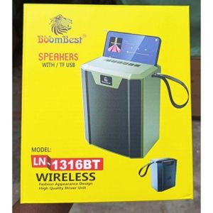 BoomBest LN 1316BT Super Bass Bluetooth Wireless Speaker... Black 