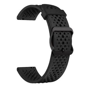 Breathable Sports Strap Band For Itel Smart Watch - Black