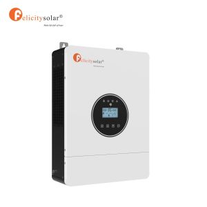 felicitysolar IVEM 3KVA 24v hybrid transformer less with 100ah controller within