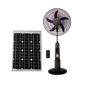 Qasa 18-Inch Rechargeable Standing Fan With 20w Solar Panel