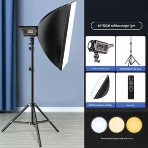 POWERFUL & STRONG Video Lighting Kit for Photography, Remote Control Professional Photography Spotlights, Fill Light Ideal for Self-Photography, 210CM Tripod Stand, 60*90CM Soft Light Bulb, Built-in Power Cable, Portrait Photography, Studio Light