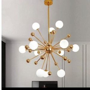 Gold Dropping Chandelier Light