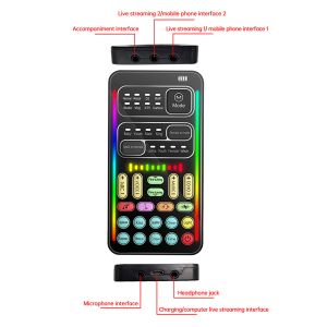 I9 Voice Changer Full Kit Multiple Audio Effect Bluetooth Li