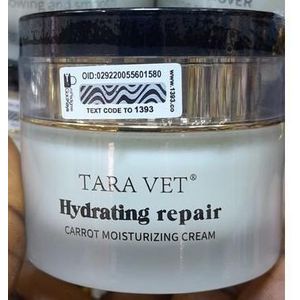 Tara Vet Hydrating Repair Carrot Moisturising Face Cream NAFDAC NO A2