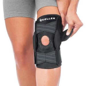 Mueller Wraparound Knee Brace, Unisex - Black SM/MD
