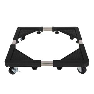 Adjustable Movable Base with Wheels for Washing Machine Refrigerator Cabinet