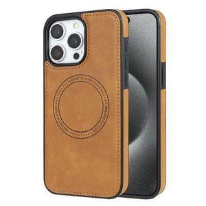 Luxury quality magnetic leather case for iPhone 14promax 