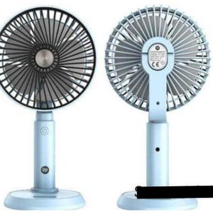 Rechargeable Hand Fan With Phone Holder Function 
