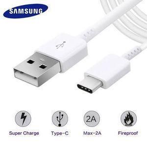 Samsung USB-A to USB-C Fast Charging Cable – Genuine galaxy Type-C Data Sync and Charger Cord, Heavy Duty Replacement Cable for Galaxy Smartphones and Tablets(White)