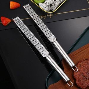 Versatile Stainless Steel Citrus Zester Cheese Grater Perfect For Lemons, Chocolate, Ginger, Garlic