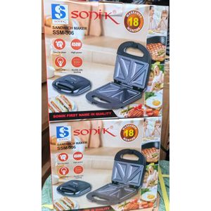 Sonik 2 Slice Sandwich Maker/Bread Toaster