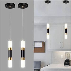  1 piece - Modern minimalist golden staff 5/12 head LED three-color changing light fixture for staircase. Suitable for bedrooms, living rooms, dining rooms, villas, etc. Does not come with wall switch or remote control.